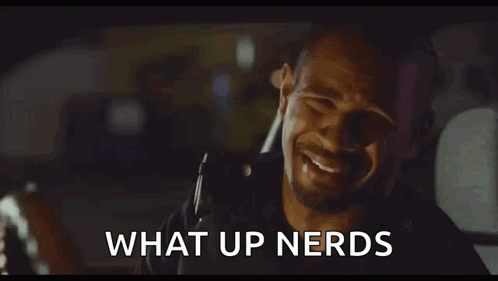 Man Crying in Car Saying What Up Nerds