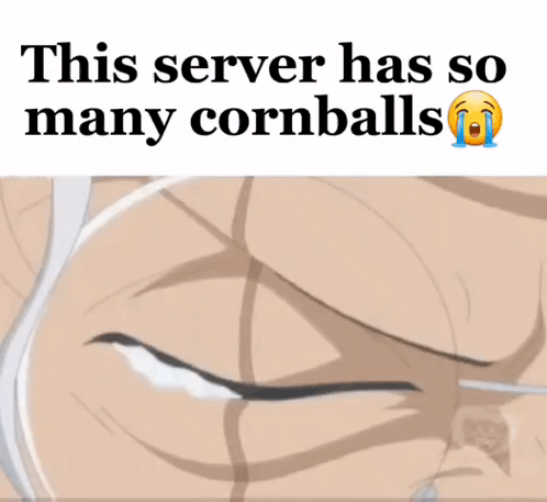 Man Crying Saying This Server Has So Many Cornballs