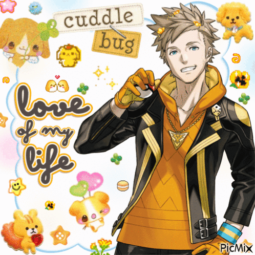 Man Cuddle Bug Love Of My Life GIF