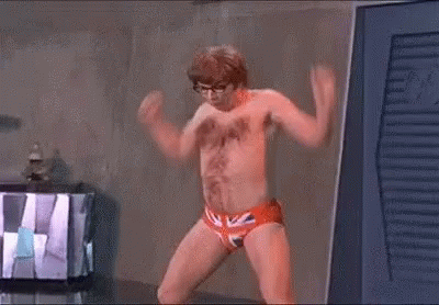 Man Dancing Austin Powers Dance GIF
