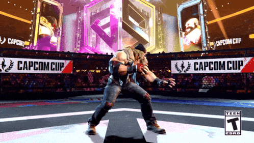 Man Dancing for Capcom Cup