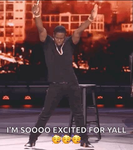 Man Dancing I'm Soooo Excited For Yall