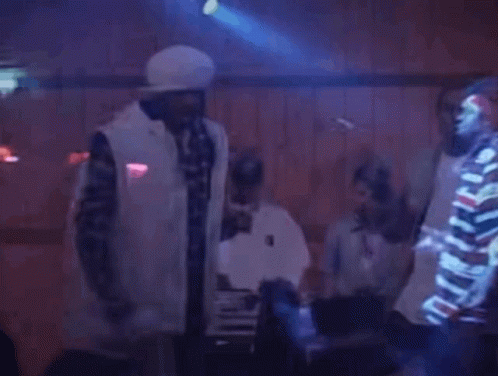 Man Dancing In Front Of Crowd GIF