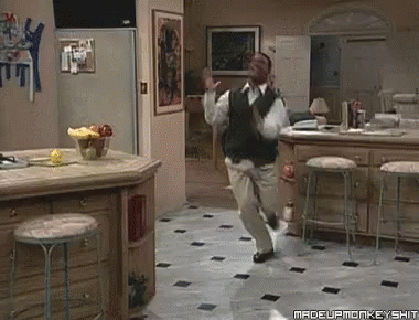 Man Dancing in Kitchen Madeupmonkeyshit