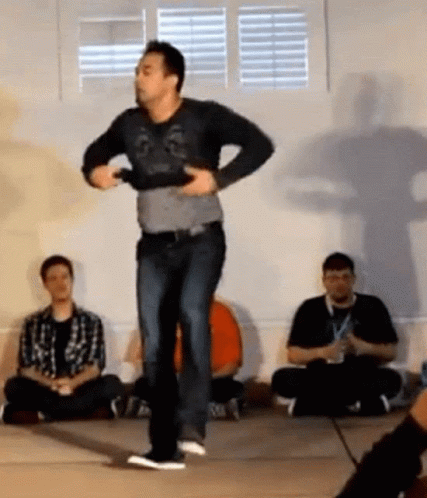 Man Dancing In Room GIF
