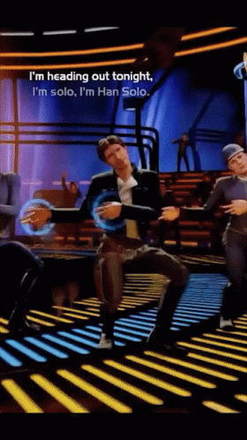 Man Dancing in Video Game Saying Solo