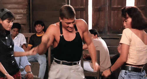 Man Dancing Kickboxer Jean Claude Van Damme GIF