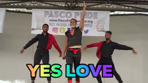 Man Dancing Lgbt Yes Love GIF