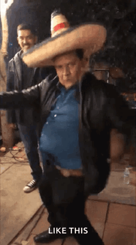 Man Dancing Mexican Dance Like This GIF