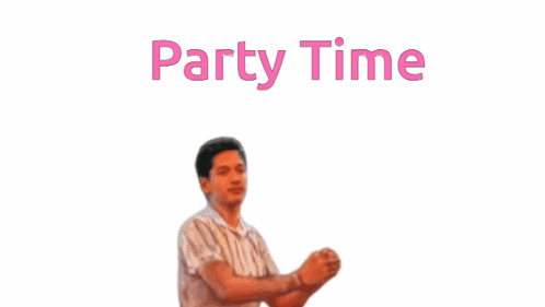 Man Dancing Party Time
