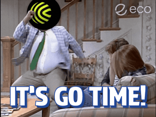 Man Dancing Saying It's Go Time