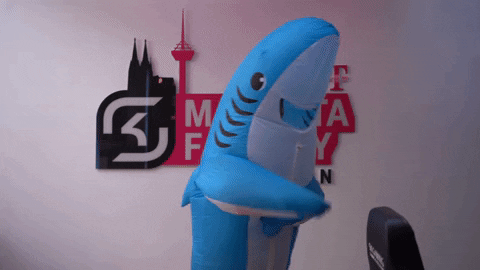 Man Dancing Shark On The Room GIF