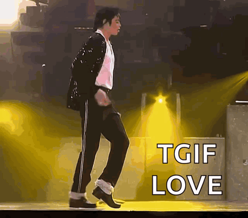 Man Dancing TGIF Love GIF