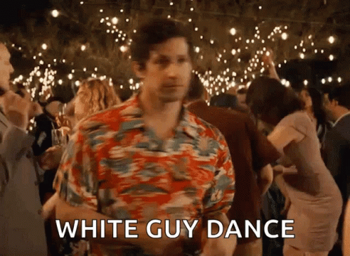 Man Dancing White Guy Dance GIF