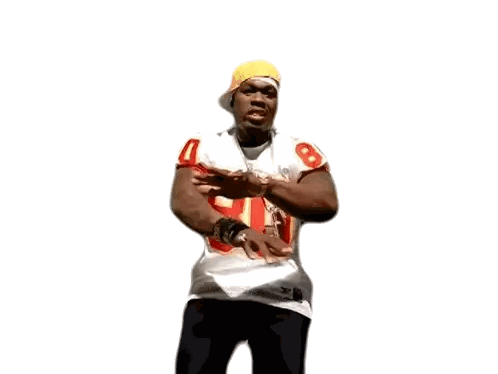 Man Dancing with Arms Out