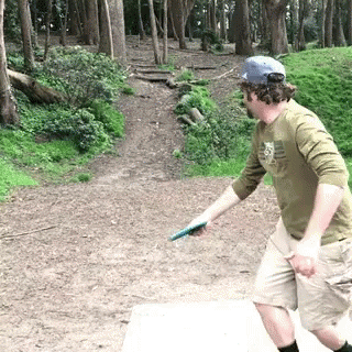 Man Disappointed With Frisbee GIF