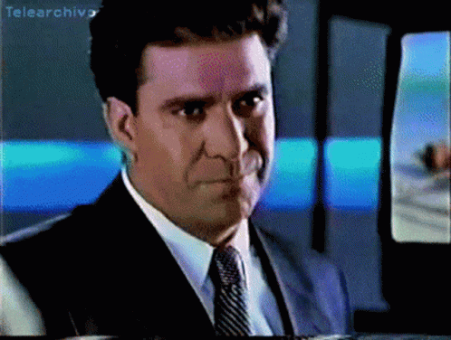 Man Disintegrate Television GIF