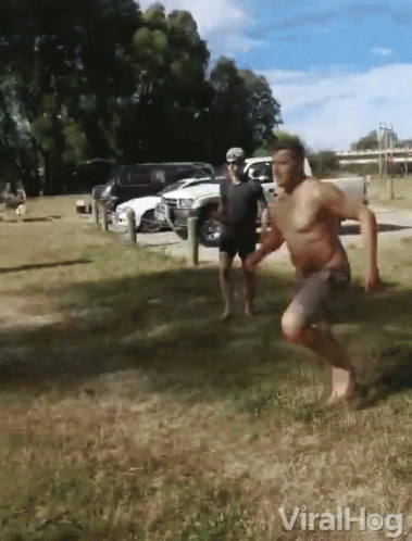 Man Diving In River GIF