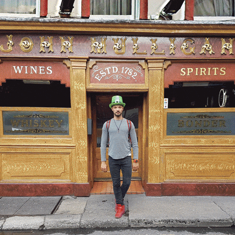 Man Doing Ireland Traditional Dance In Many Places GIF