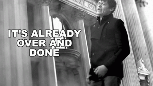 Man Done And Done Singing GIF