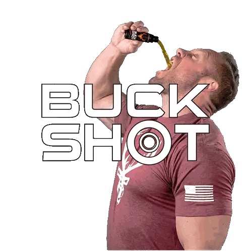 Man Drinking From Bottle in Deer T-Shirt