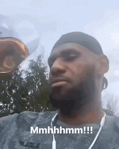 Man Drinking From Glass With Mmhhhhmm GIF