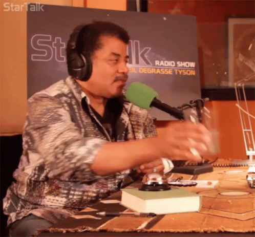 Man Drinking On Radio Station GIF