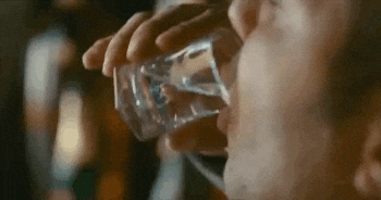 Man Drinking Two Shots Of Vodka GIF