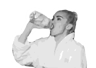 Man Drinking Water