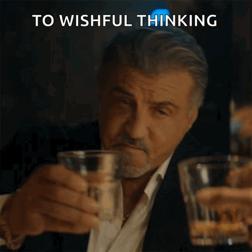 Man Drinking Whiskey With Wishful Thinking GIF