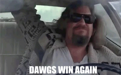 Man Driving Car Says Dawgs Win Again