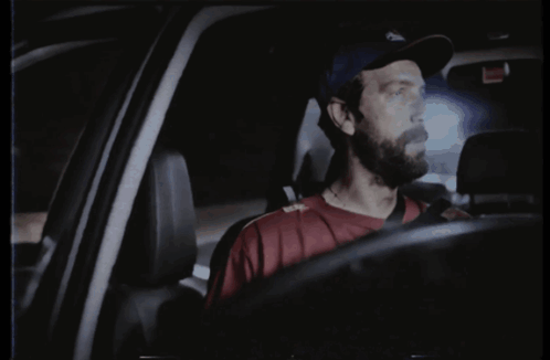 Man Driving Car With Need Delivery GIF
