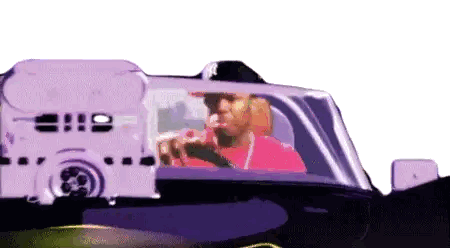 Man Driving NY Hat Car