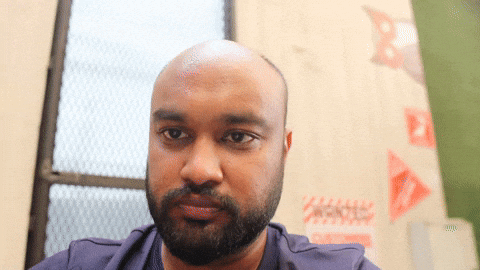 Man Eating Buffalo Wings GIF