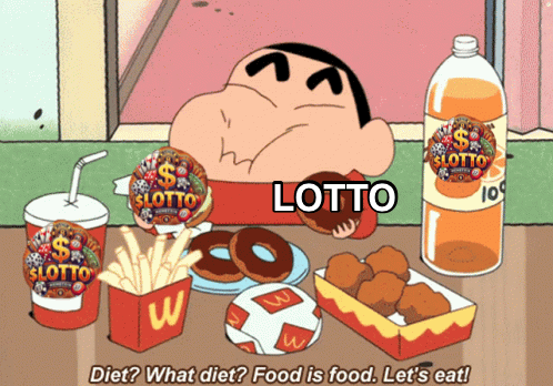 Man Eating Donut Lotto Shirt