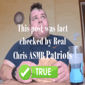 Man Eating Hamburger Fact Checked by Real Chris ASMR Patriots