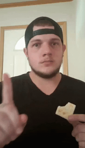 Man Eating Nope Dont Like That GIF