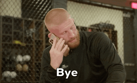 Man End Phone Call K Bye GIF