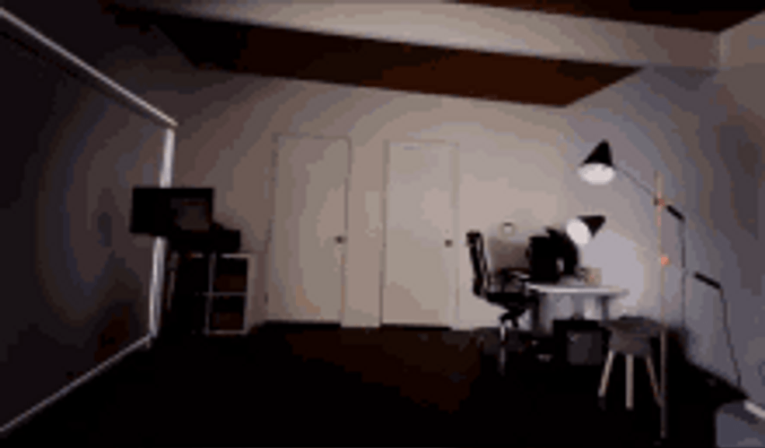Man Entering Room And Punching GIF