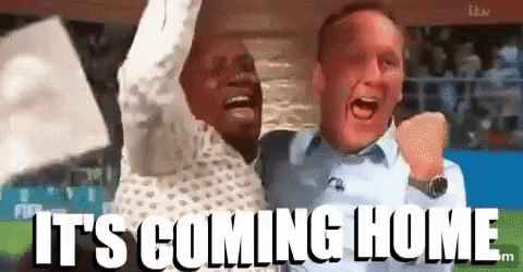 Man Excited Footballs Coming Home GIF