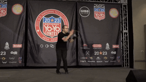 Man Executing Yo Yo Stunts GIF