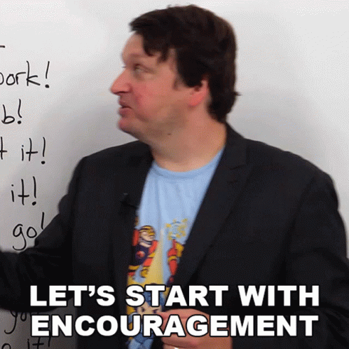 Man Explaining Encouragement GIF