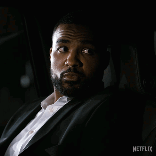 Man Eyes Closed Says I Beg Your Pardon Netflix GIF