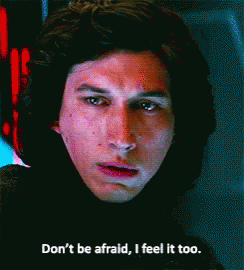 Man Face Don't Be Afraid I Feel It Too GIF