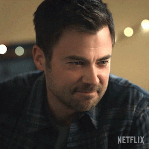 Man Face Netflix Logo