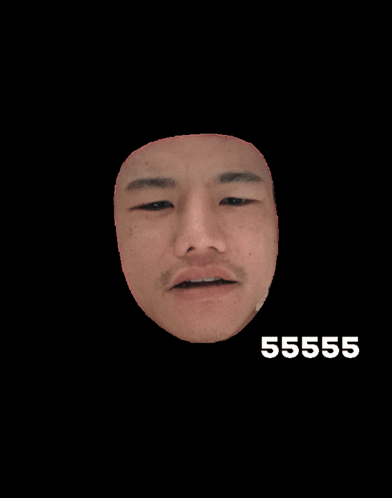 Man Face Saying 555555