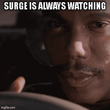 Man Face Surge Is Always Watching