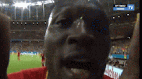 Man Facing TV Screen GIF
