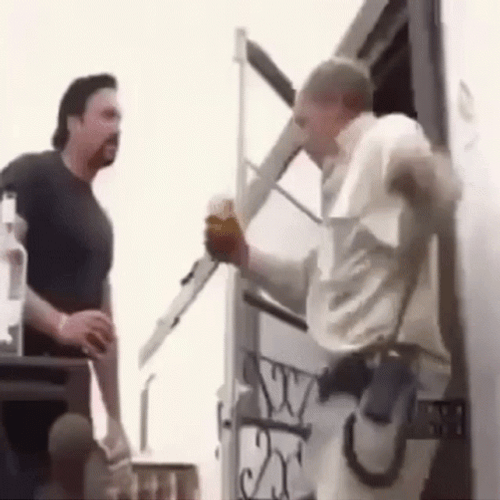Man Falling Down On The Stairs GIF