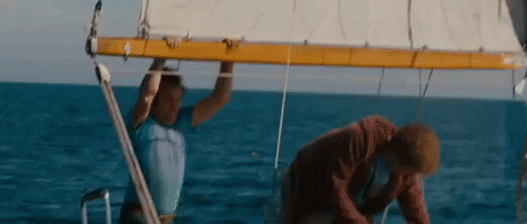 Man Fell While Sailing GIF